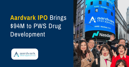 Aardvark IPO Brings $94M to PWS Drug Development