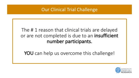 Our #1 challenge in clinical trials: patient participation