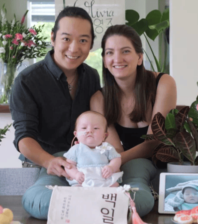Katie Yu and family