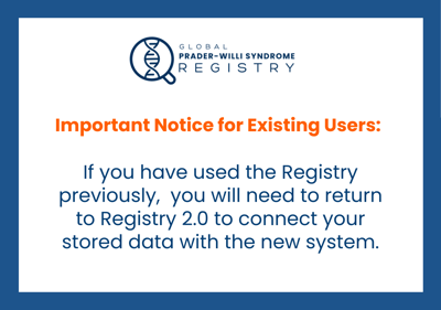Existing Registry users need to visit the registry to connect their account to the new platform.
