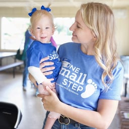 Vivi and Christina smiling at OSS