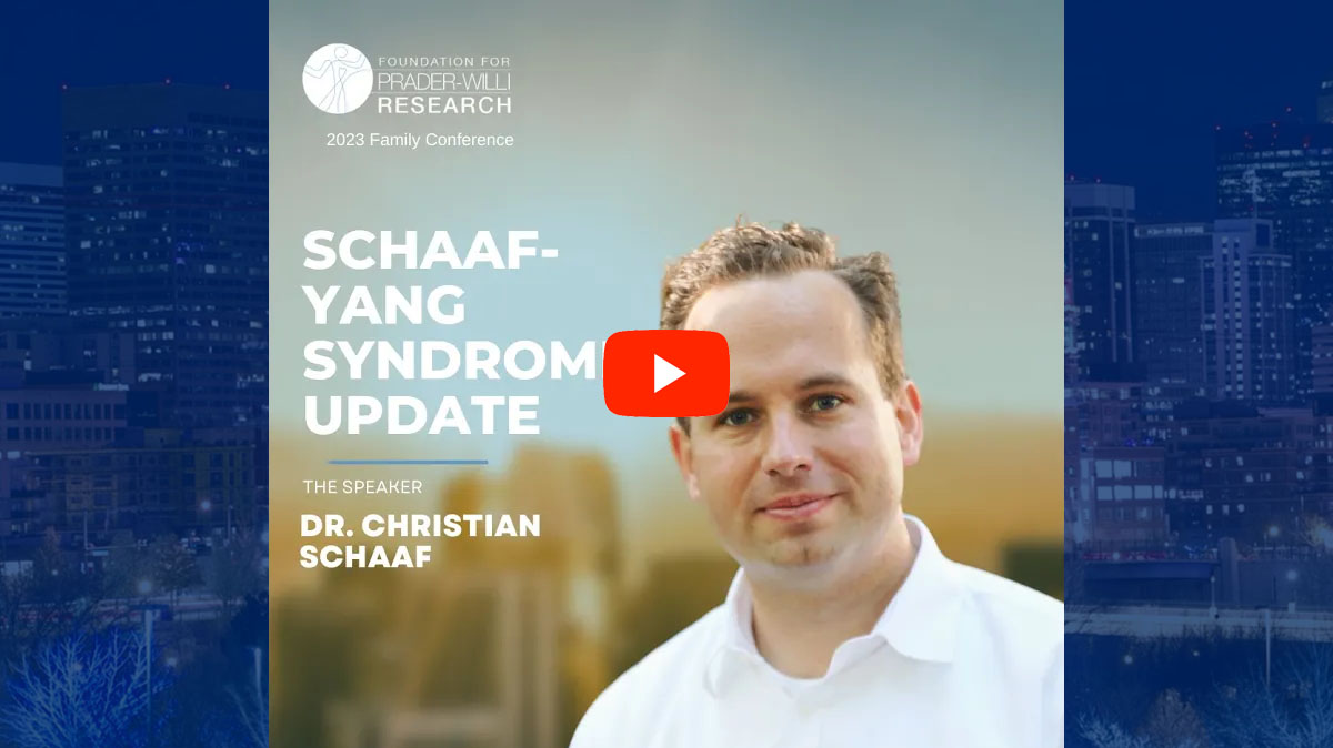 Schaaf-Yang Syndrome Update with Dr. Schaaf [2023 CONFERENCE VIDEO]