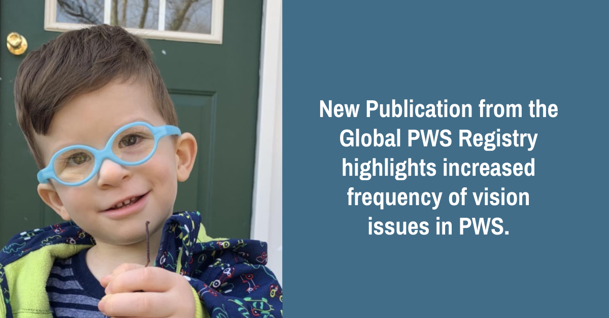 New Paper Provides Data on Vision Problems in People with PWS