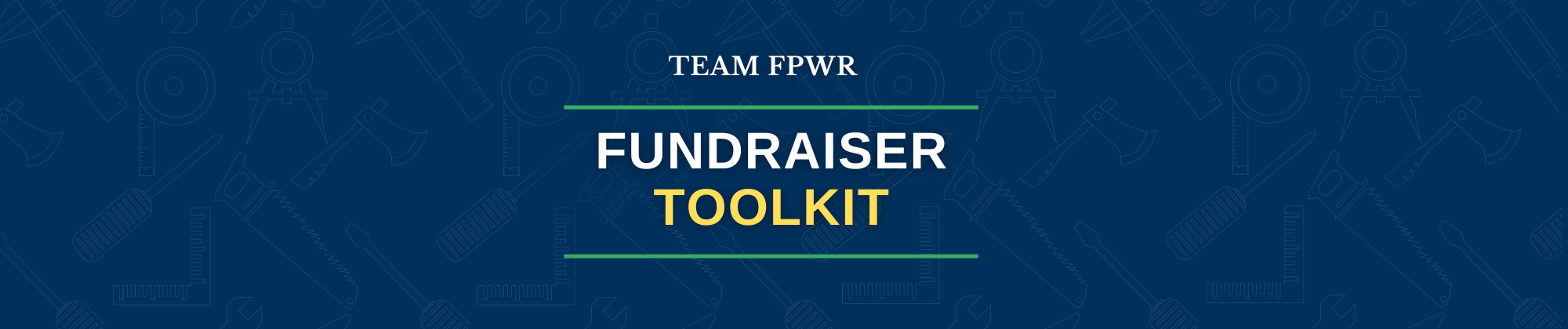 Fundraising Toolkit Hero